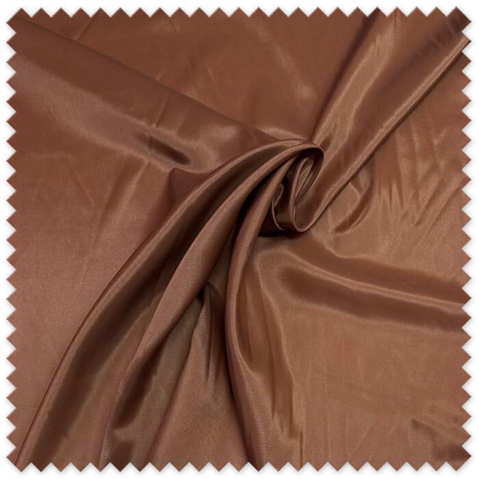 forro seda 100% acetato marrón