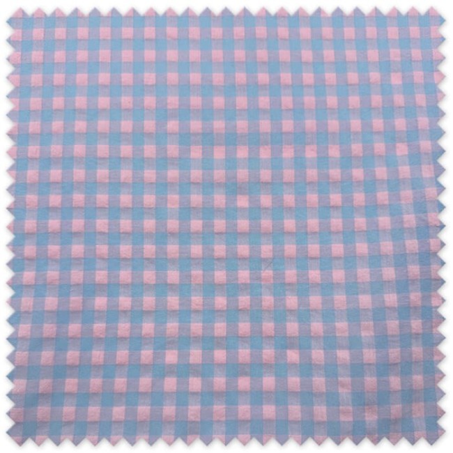 cuadro vichy bicolor verano rosa