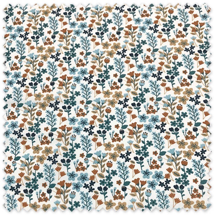 popelin estampado floral camel online