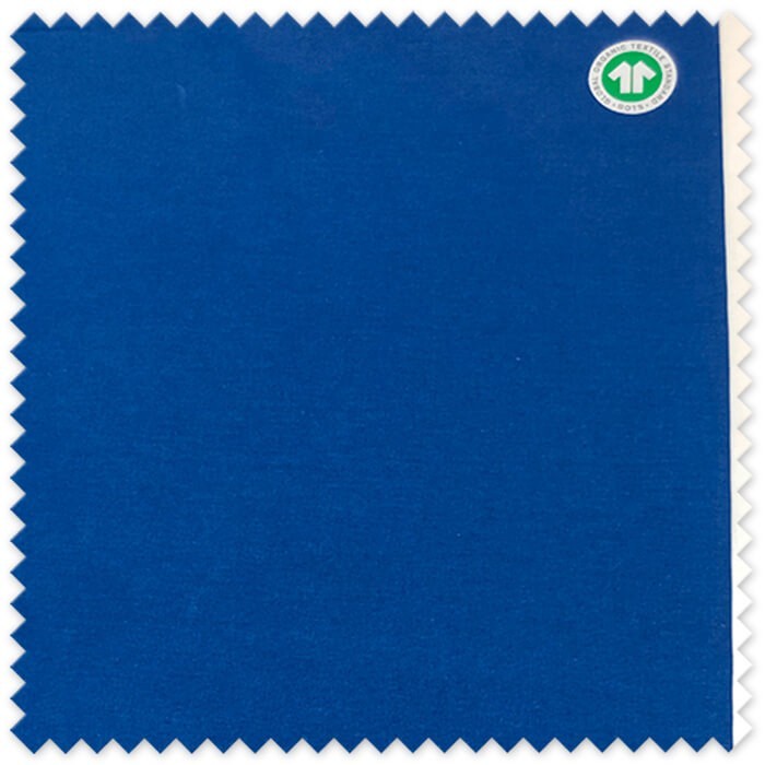 Comprar tela algodón orgánico azul online
