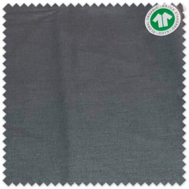 Tela Algodón 100% Orgánico Gris Oscuro por Metros | Telas Online