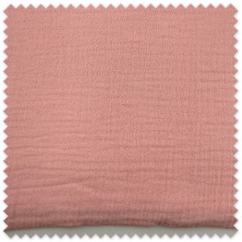 Tela doble gasa rosa infantil retal