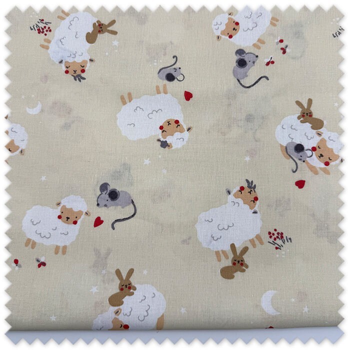 Comprar retal algodón estampado animales online