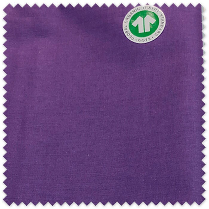 Comprar tela morada algodón orgánico online
