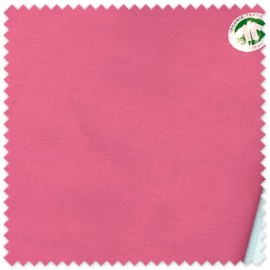 Tejido 100% algodón orgánico rosa natural