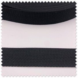 Cinta resistente negra para mochilas