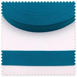 Cinta para mochilas color petróleo 32mm resistente por metros