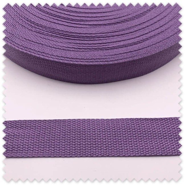 Cinta para mochilas malva 32mm resistente por metros