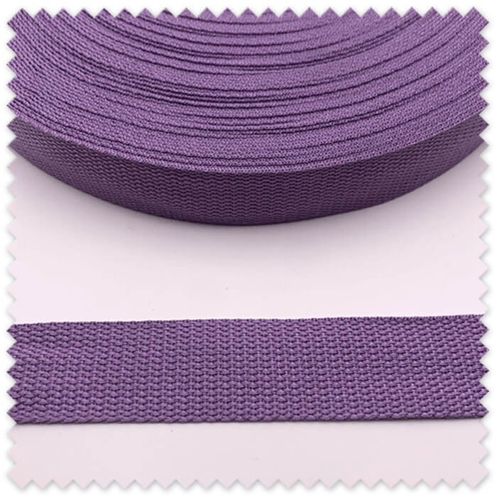Cinta para mochilas malva 32mm resistente por metros