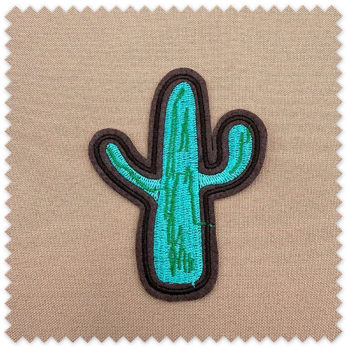 Parche cactus termoadhesivo decorativo para ropa