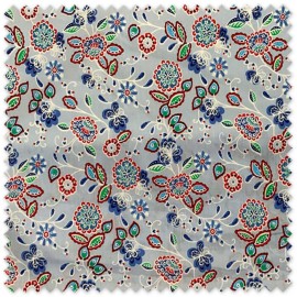 Tela popelín flores mandala en oferta estampado algodón