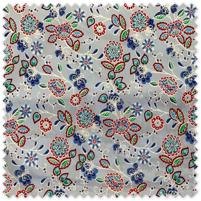 Tela popelín flores mandala en oferta estampado algodón