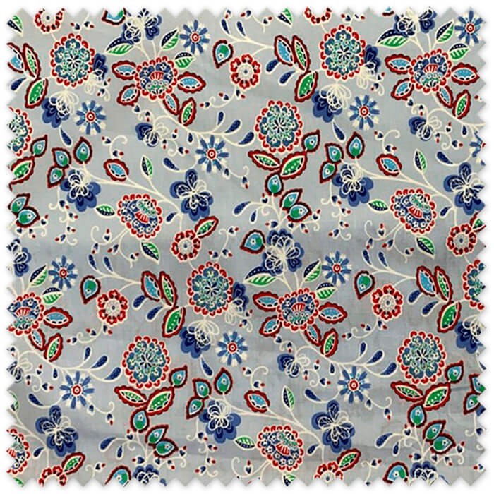 Tela popelín flores mandala en oferta estampado algodón