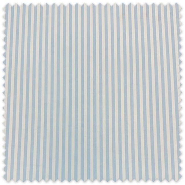 Tela popelín rayas 2mm azul bebé en oferta algodón