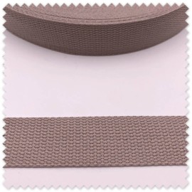 cinta color arena para asas de mochila por metros