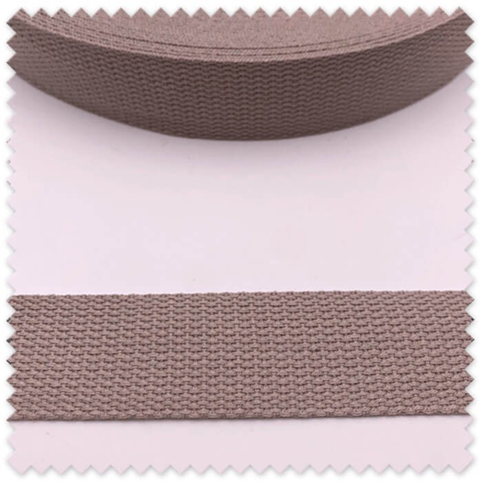 cinta color arena para asas de mochila por metros