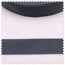 cinta resistente antracita para tirantes de mochila