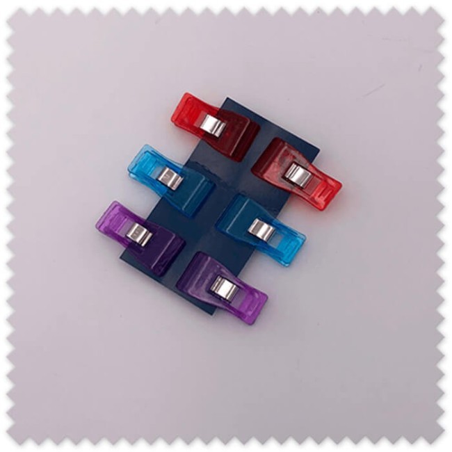 pinzas patchwork 6 unidades costura