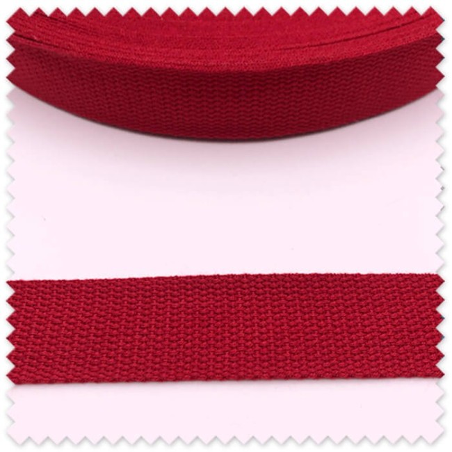 cinta para mochilas granate 32mm