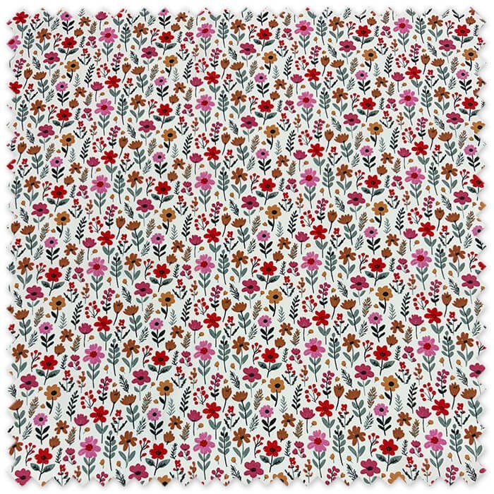 comprar tela algodón flores online