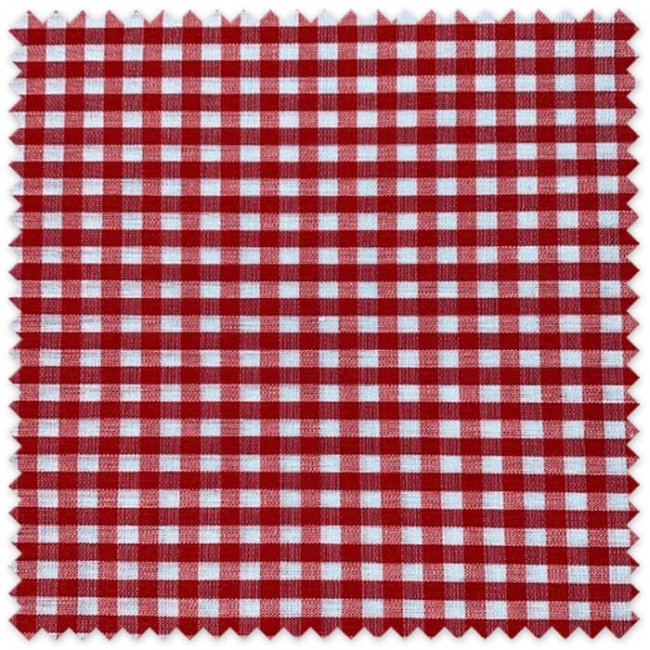 tela vichy roja 5mm especial babys
tela cuadros vichy rojo algodón infantil