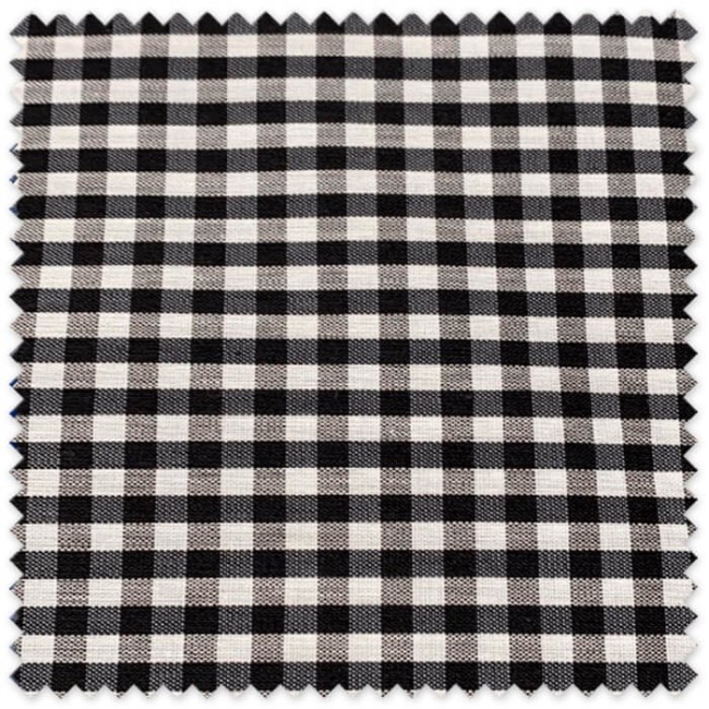 tela vichy negro por metros costura infantil