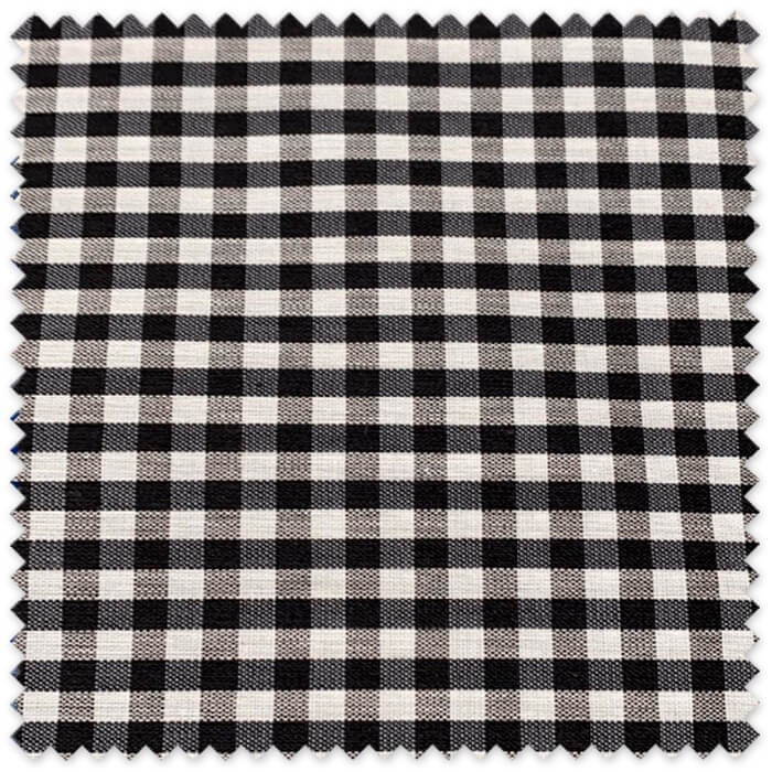 tela vichy negro por metros costura infantil