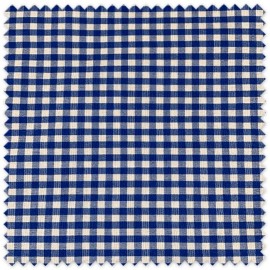 tela vichy azulon para decoracion infantil