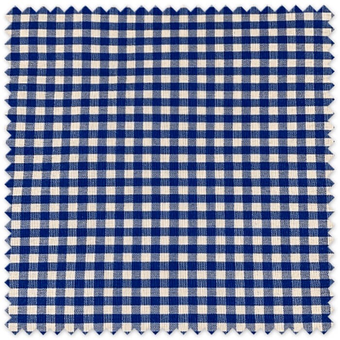 tela vichy azulon para decoracion infantil