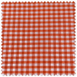 tela vichy naranja infantil cuadros 5 mm
tela cuadros vichy naranja para ropa de bebe