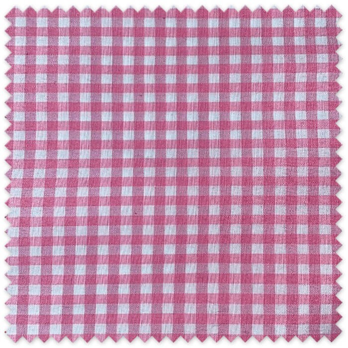 tela vichy rosa claro para vestidos y ranitas de bebe