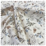 Tela Doble Gasa Conejitos Fondo Crudo | Doble Gasa Algodón Infantil por Metros