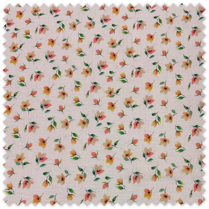 tela doble gasa flores fondo rosa suave muselina algodon infantil tela bebe para arrullos ropa bebe costura