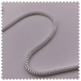 Cordón Trenzado 4 mm Blanco | Cordón de Algodón para Costura y Manualidades