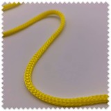 Cordón Trenzado 4 mm Amarillo | Cordón Decorativo para Costura y Manualidades