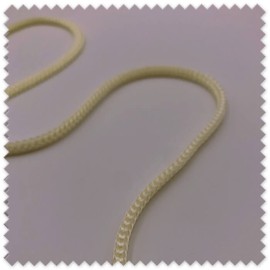 Cordón Trenzado 4 mm Crudo | Cordón de Algodón Natural para Costura y Manualidades