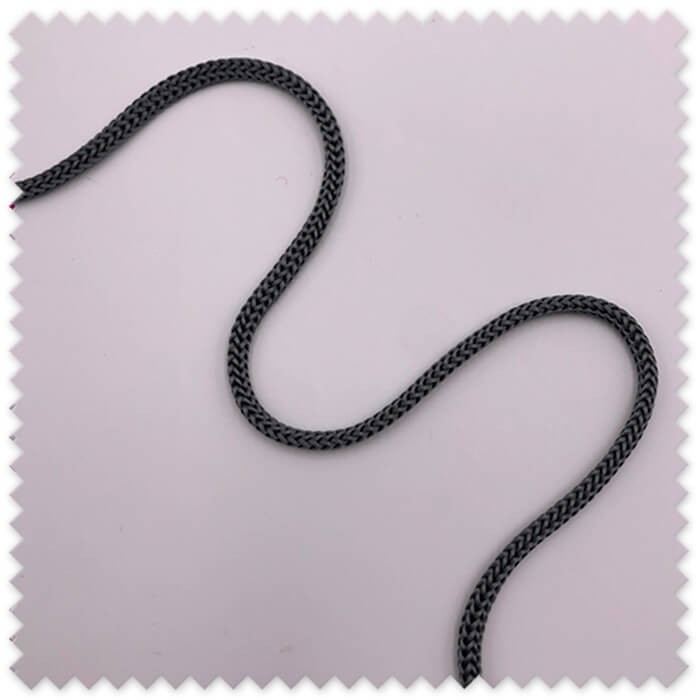 Cordón trenzado gris al mejor precio online