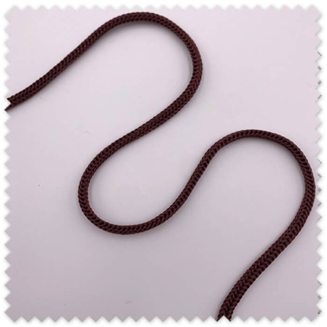 cordón marron chocolate para manualidades por metros