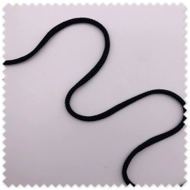 Cordón trenzado negro al mejor precio