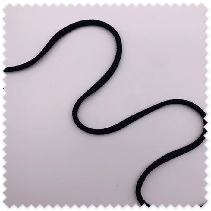 Cordón trenzado negro al mejor precio