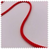 Cordón Trenzado 4 mm Rojo | Cordón Decorativo para Costura Creativa, DIY y Proyectos Handmade