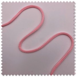cordón rosa trenzado decoración