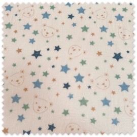 Tela de Coralina Estrellas y Osito al mejor precio