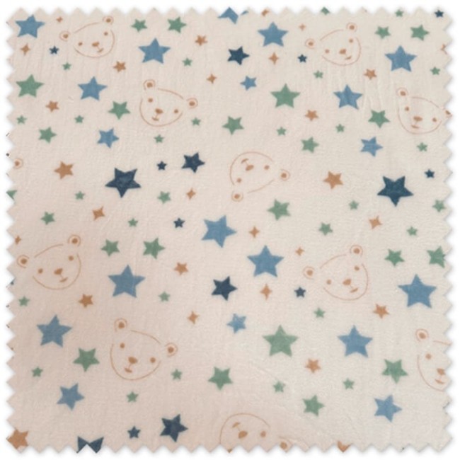 Tela de Coralina Estrellas y Osito al mejor precio