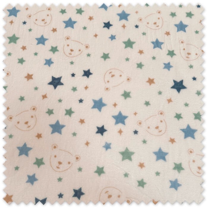 Tela de Coralina Estrellas y Osito al mejor precio