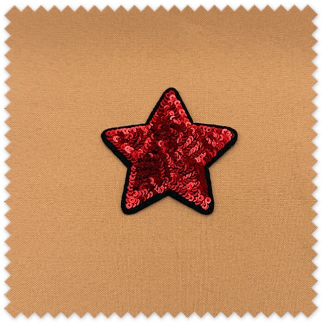 parche estrella, parche brillo, parches para ropa, accesorios de costura