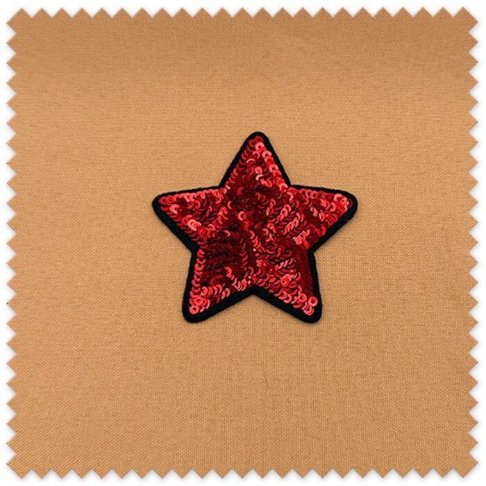 parche estrella, parche brillo, parches para ropa, accesorios de costura