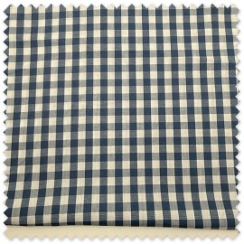 Retal 0,80 m Tela Algodón Cuadros Vichy Azul Jeans 0,9 cm | Tela vichy patchwork