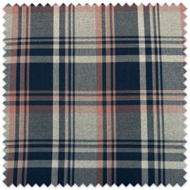 tela de cuadros escoceses marino y gris para confección infantil, faldas y chaquetas