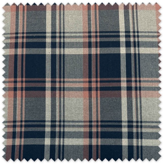 tela de cuadros escoceses marino y gris para confección infantil, faldas y chaquetas